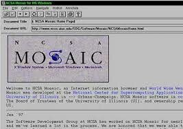 apareció el primer navegador, Mosaic. Poco después aparecería Netscape.