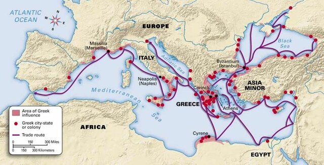 THE GREEK COLONIZATION