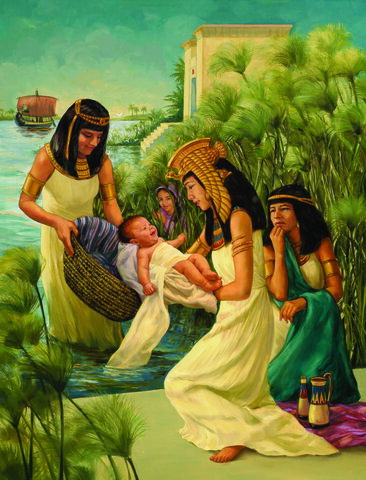 The birth and adoption of Moses