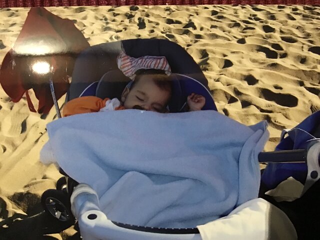 My first time at the beach