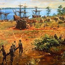 The founding of Jamestown 1609