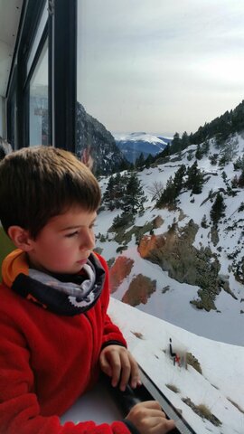 Vaig a esquiar per primer cop