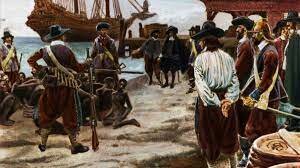 First African slaves brought to New World