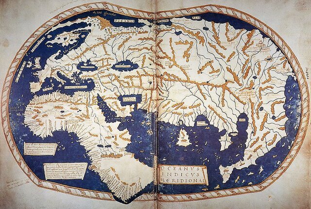 El primer mapa del Món