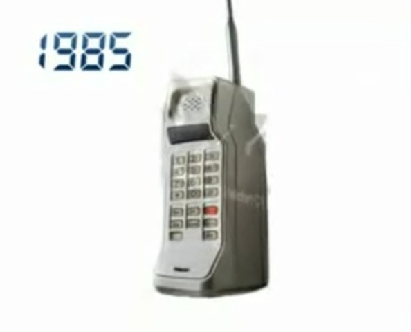 The first mobile phone to go on sale in the UK.