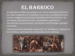 Literatura del Barroco