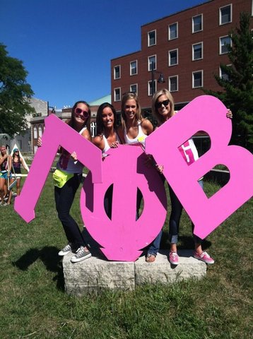 Gamma Phi Beta's Grilled Cheese with the G Phi B's