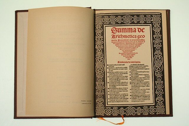 Se publica el libro llamado SUMMA