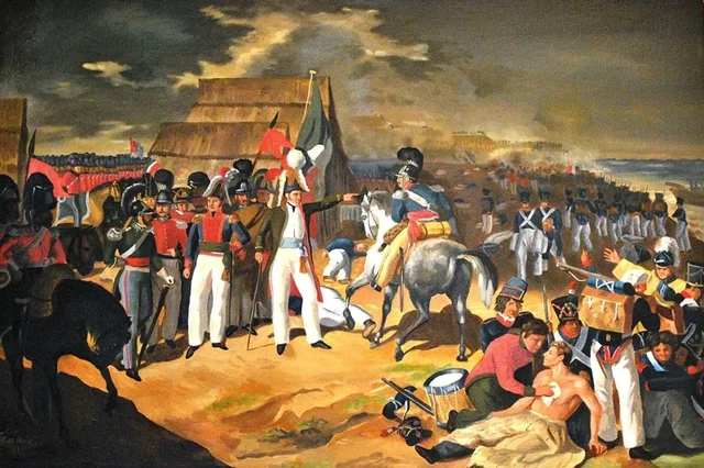 Santa Anna was attacked by Faustino Villalba in the Mescala Pass.