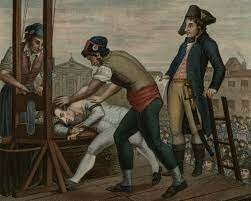 Maximillian Robespierre's execution