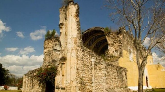 Convento en Tihosuco primera iglesia