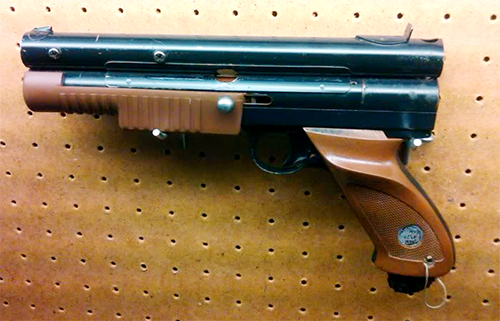 The First Paintball Gun