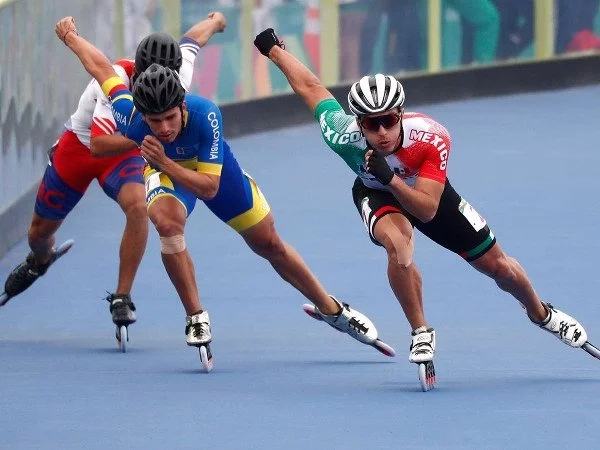 My first time in a roll skating competition