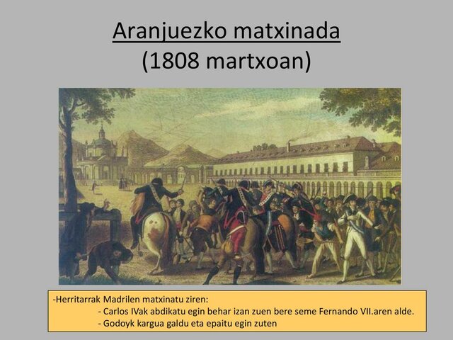 Aranjuez matxinada