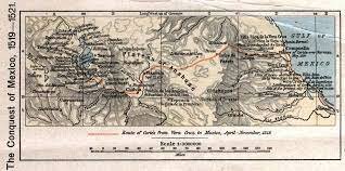 Hernán Cortés conquistó el Imperio azteca.