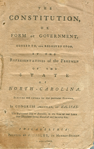 Current NC Constitution