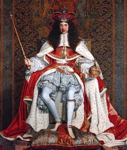 Charles II is crowned King of England