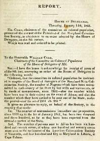 Maryland Slave Legislature