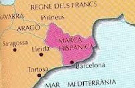 Carlomagno establece la Marca Hispánica