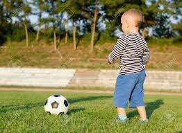 When I was 3 years I started playing with my first football ball