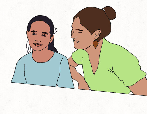 Birth of my cousin Leire