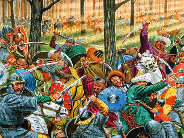 Ottone I difende l'Impero dai barbari