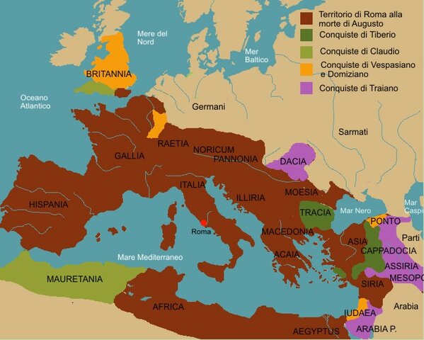 massima espansione dell'Impero (Traiano)
