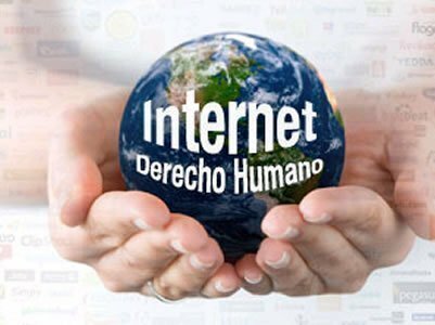 ; El acceso universal a Internet, afirma él, es un derecho humano básico y es una herramienta esencial en la lucha por lograr la justicia global.