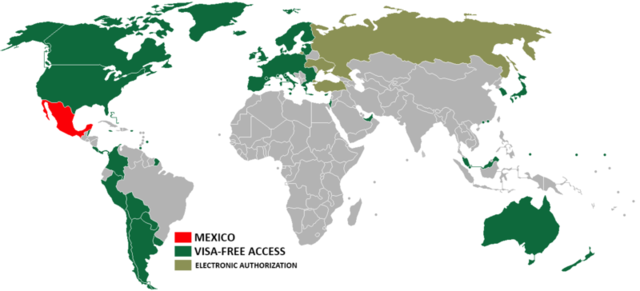 Política de visas a países sudamericanos