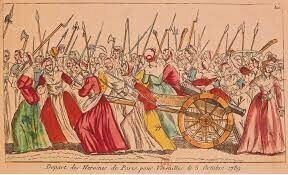 The " Womens march"; King and Queen "kidnapped" back to Paris