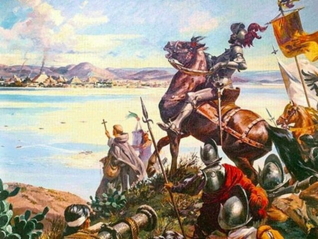 Hernán Cortés reached the shores of Yucatan