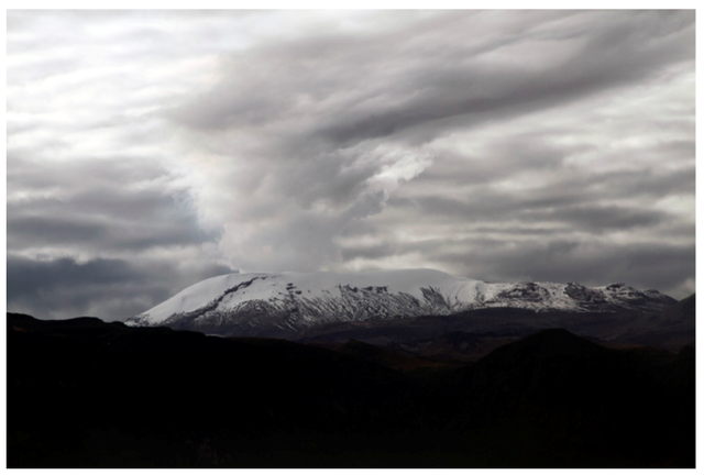 segunda gran erupción del nevado del ruiz