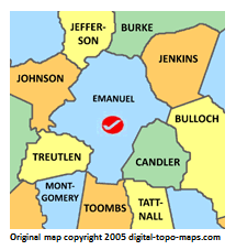 GA History: Emanuel County is formed