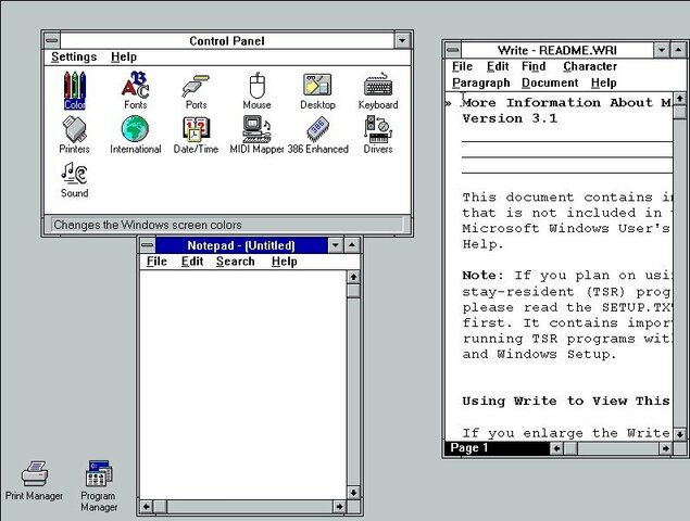 Windows 3.x