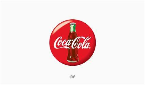 logo de coca cola 1993