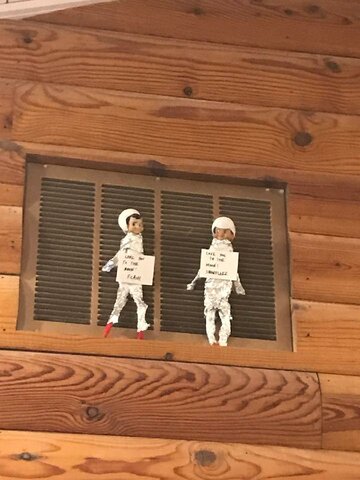 Recibí duendes de Santa