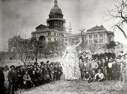 Texas Congress first met in Austin