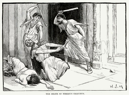 The death of Tiberius Gracchus