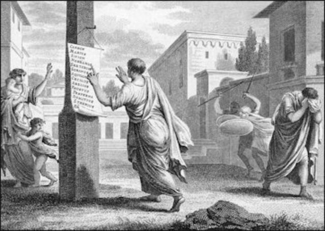 Sulla's proscriptions