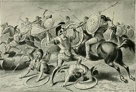 THE THEBANS DEFEAT THE SPARTANS