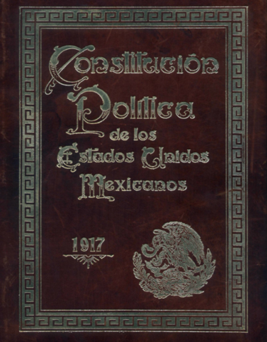 The Constitution of 1917.