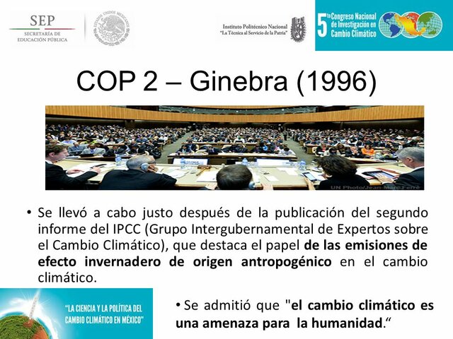 COP 2 Ginebra, Suïssa