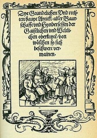 Acta de abolición de la servidumbre en Zurich