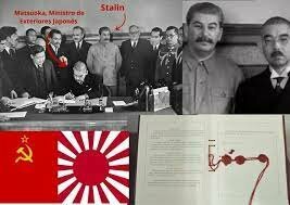 Japón firma el “Pacto de Neutralidad” con la URSS