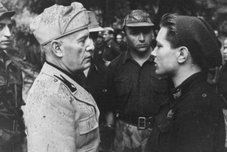 Destitución de Mussolini