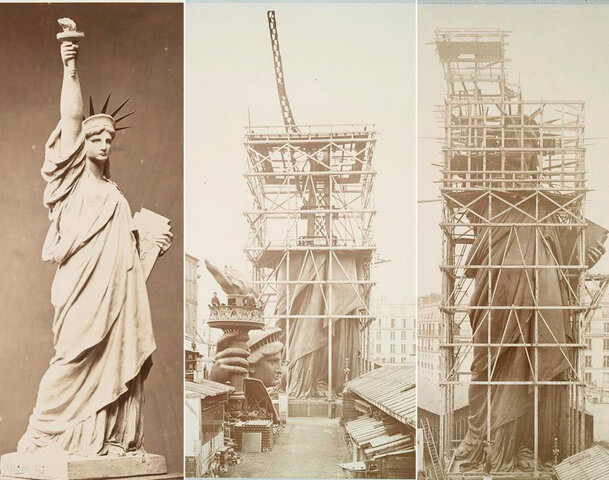 The Statue of Liberty was finished with construction.