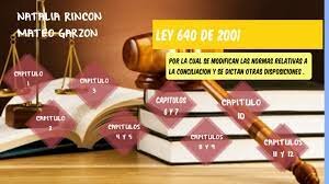 Ley 640 de 2001