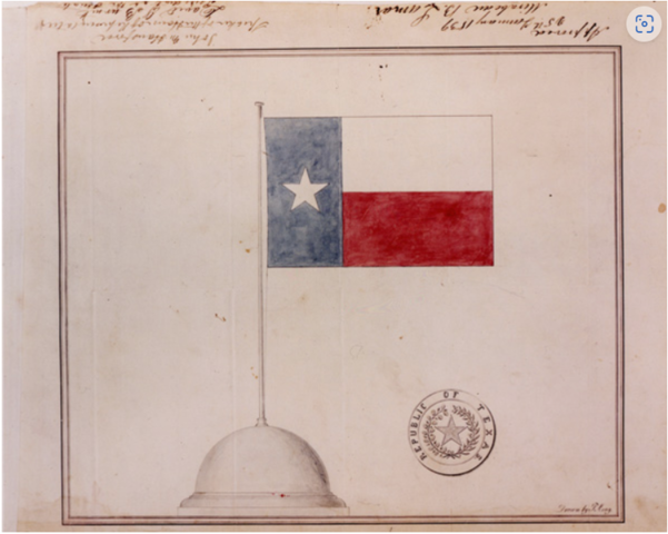 Texas Lone Star flag design