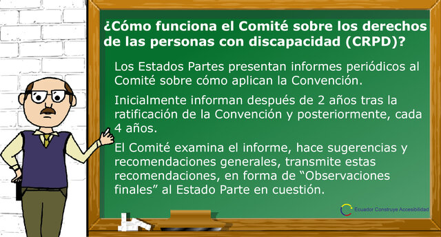 Determina el Comité sobre los derechos de las personas con Discapacidad.