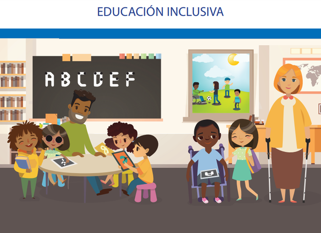 Atención educativa a la población con discapacidad